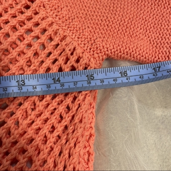 Open Knit Crochet Sweater Small - Picture 6 of 8